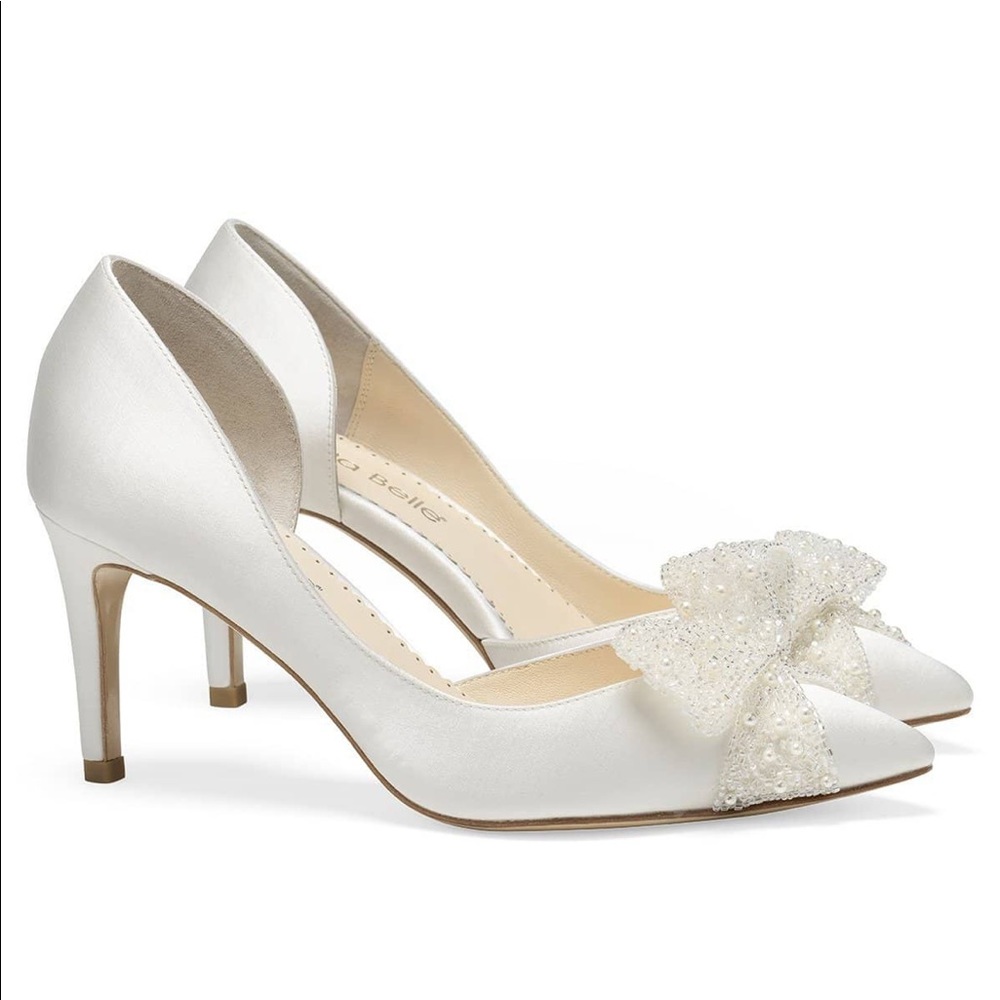 Bella Belle Wedding Bow Pump Shoes